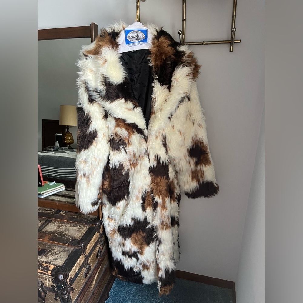 AKIRA Multicolor Faux Fur Teddy Jacket